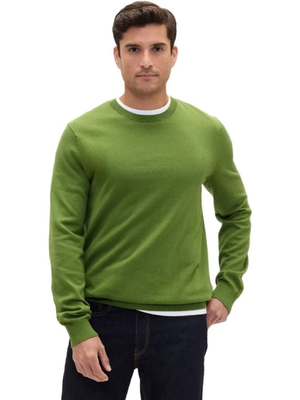 Cozy Men's Crewneck Sweater - Soft Knit, Casual Style, Perfect for Layering
